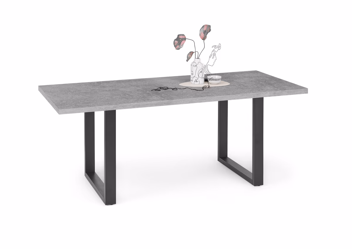 Esstisch - LB ca. 200x100 cm, Graphit, Schwarz