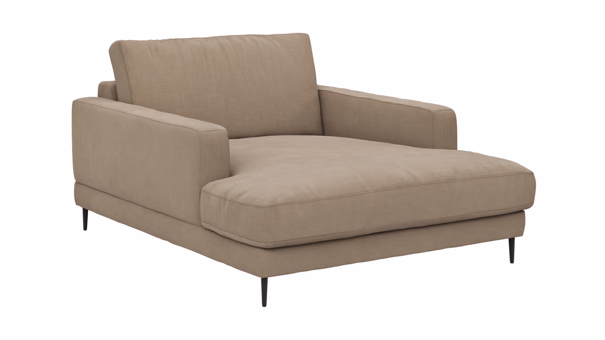 Longseat Janne - Stoff, Nougat