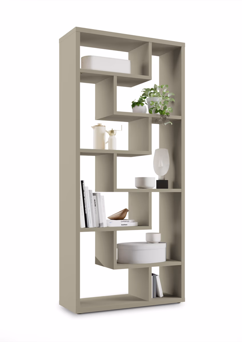 Raumteiler - B ca. 90 cm, Taupe