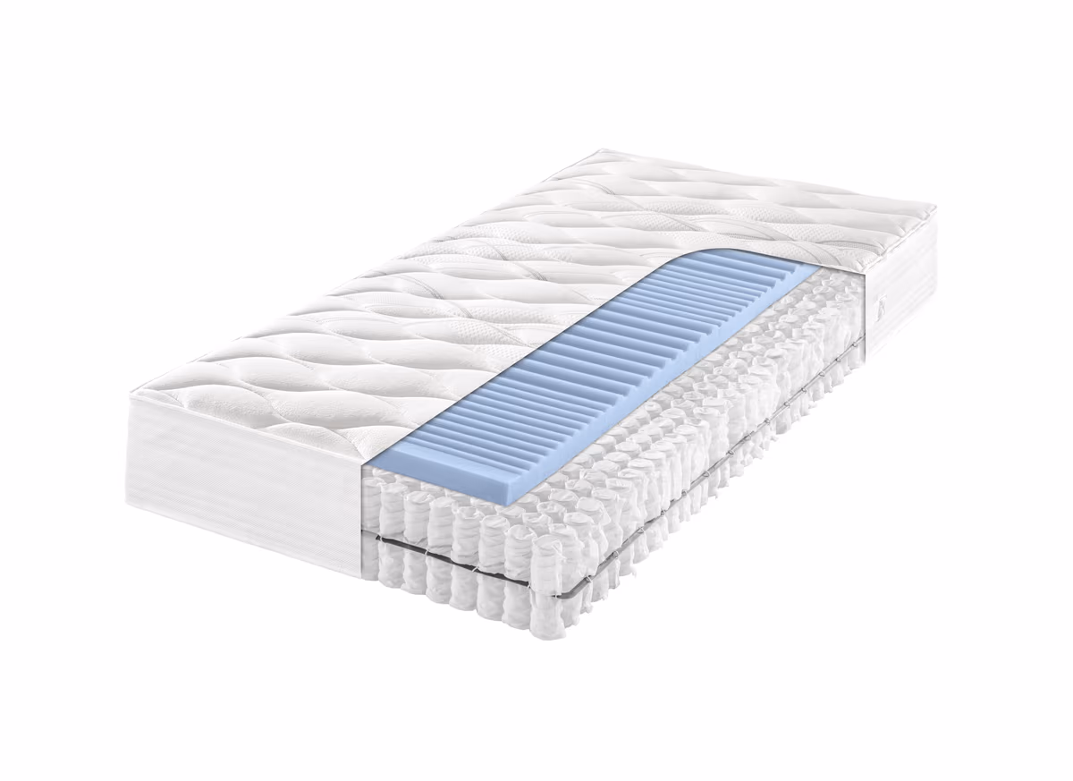 Tonnentaschenfederkern-Matratze EM Thermofit - Liegefläche ca. 90x200 cm