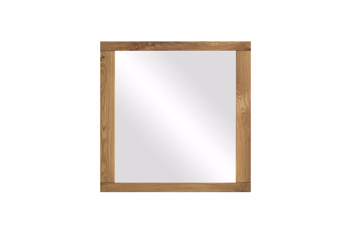 Wandspiegel- B ca. 80 cm, Eiche, Massiv