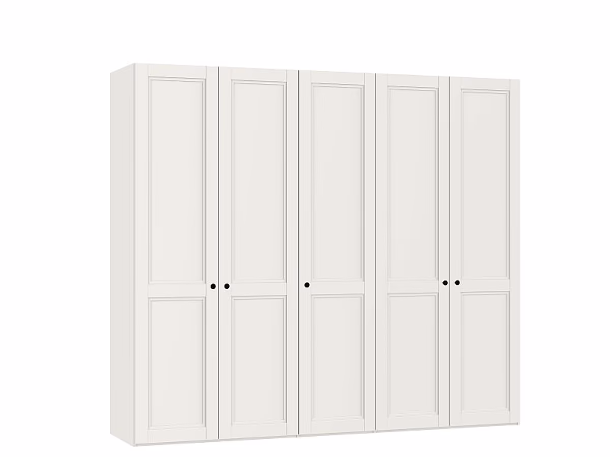 Drehtürenschrank JOIN IT- B ca. 252 cm., Cremeweiss, Weiss