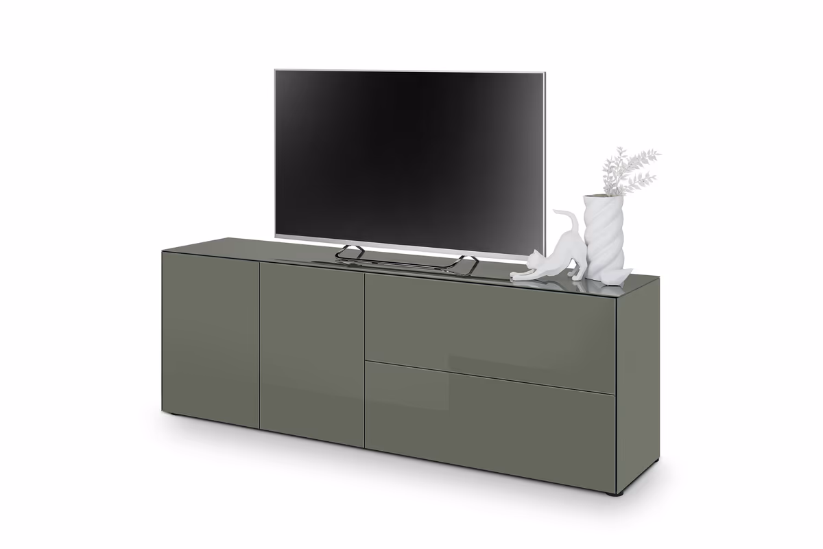 Lowboard - B ca. 181 cm, Olivgrün