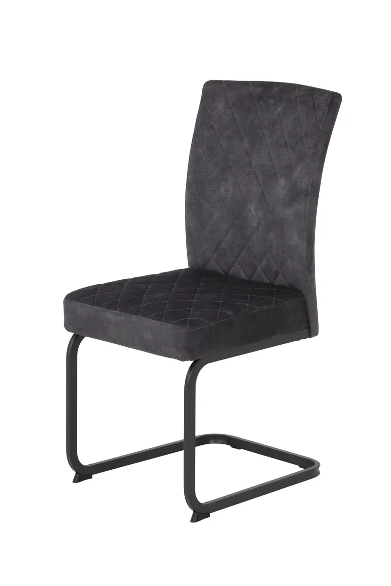 Freischwinger - Stoff, Anthrazit