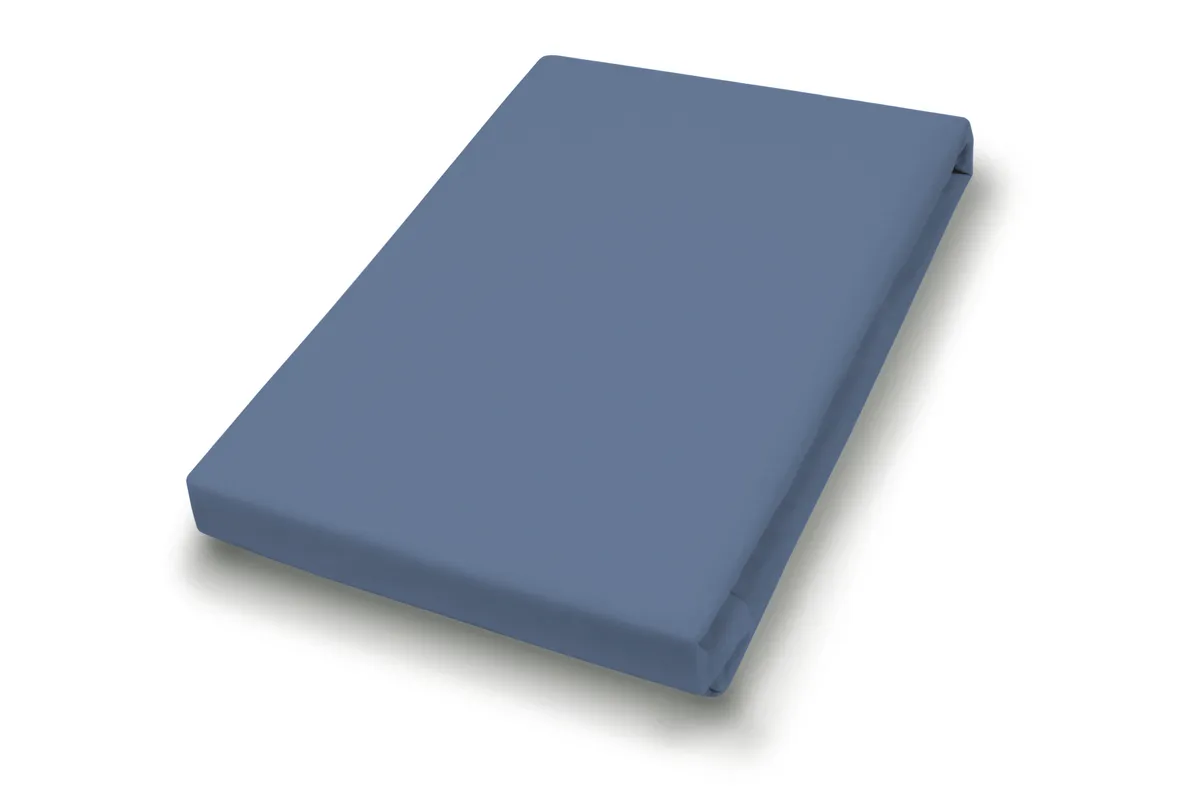 Spannbetttuch 02001 - ca. 180-190x200 cm, Blau