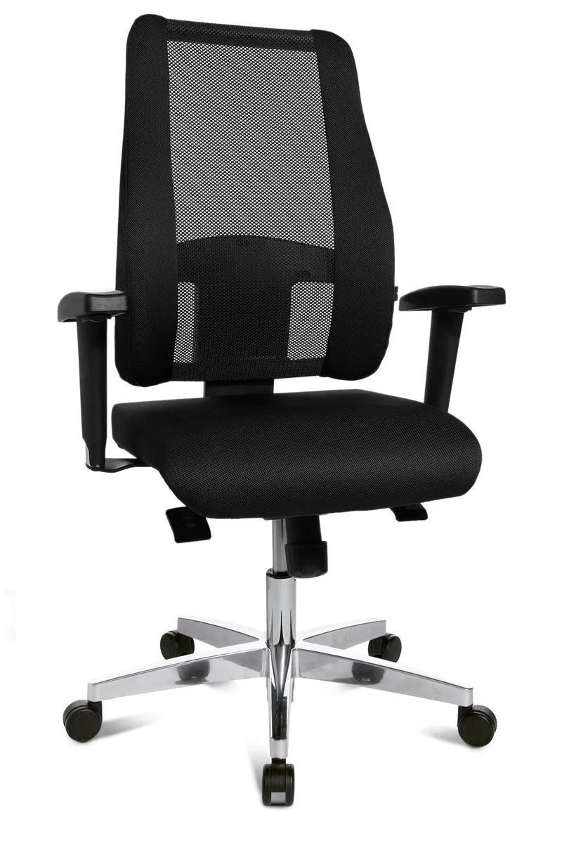 Bürodrehstuhl Sitness Lady 300 - Stoff, Schwarz