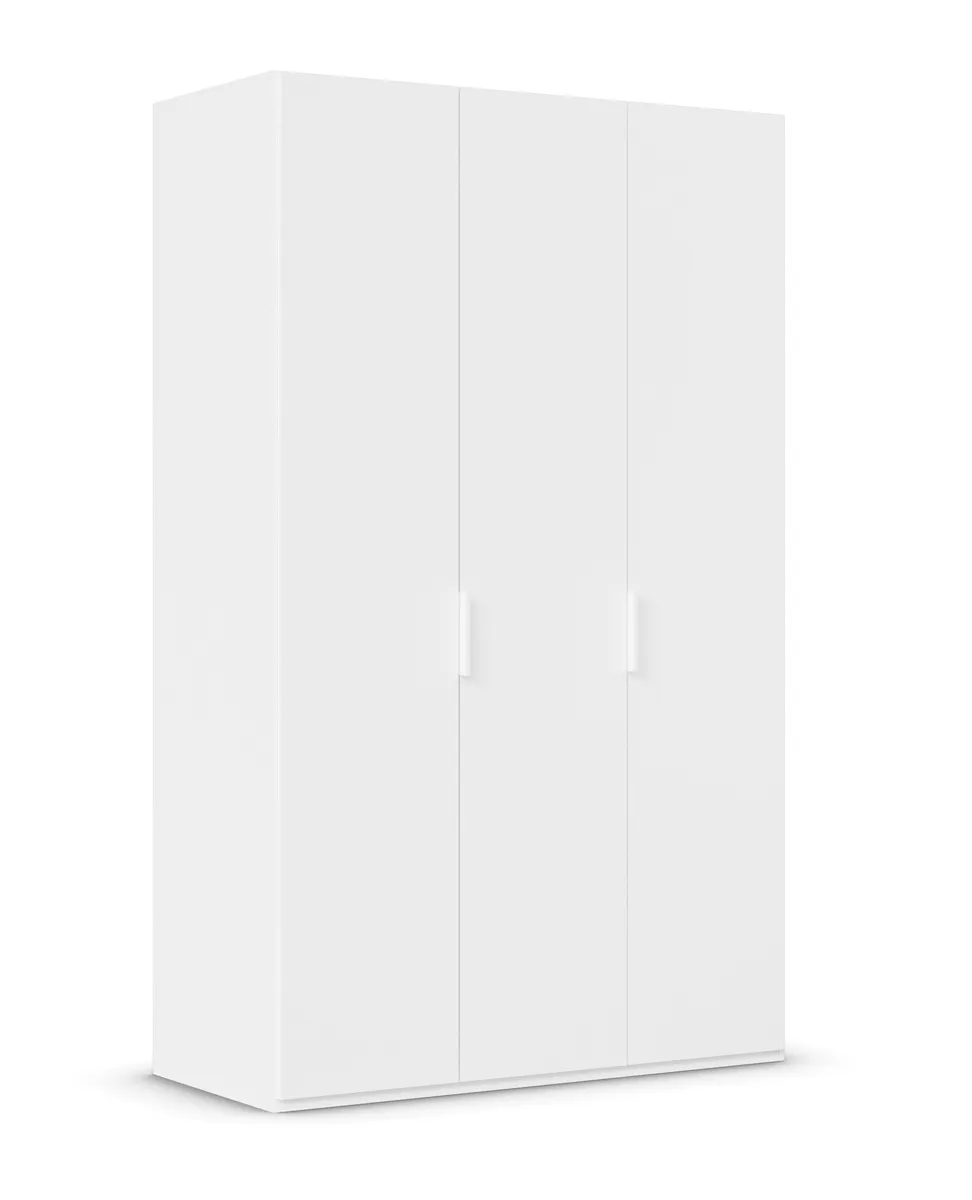 Drehtürenschrank ROVERO- B ca. 135 cm, Weiß