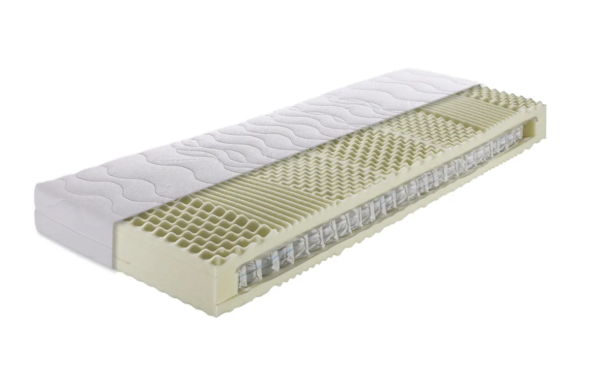 7 Zonen-Taschenfederkernmatratze- Liegefläche ca. 90x200 cm, Mittel