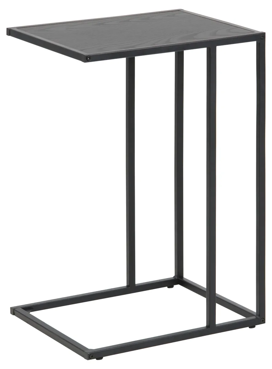 Lap-Top-Tisch - Esche schwarz, Metall schwarz