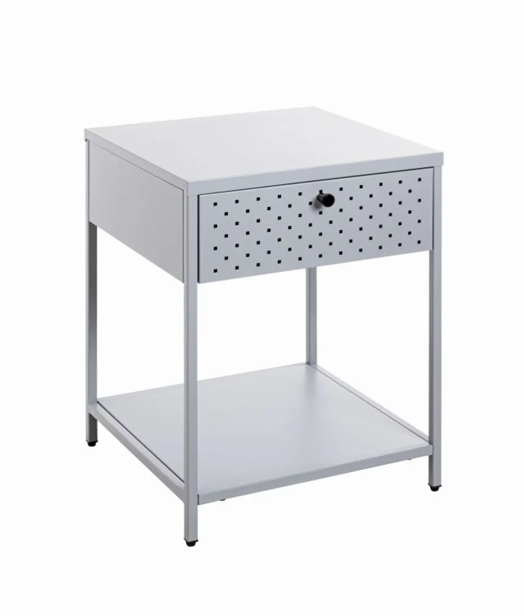 Konsolentisch - B/H/T ca. 40x53x40 cm, Grau