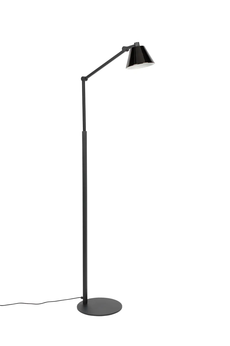 LED-Stehleuchte - H ca. 142,50 cm, Schwarz