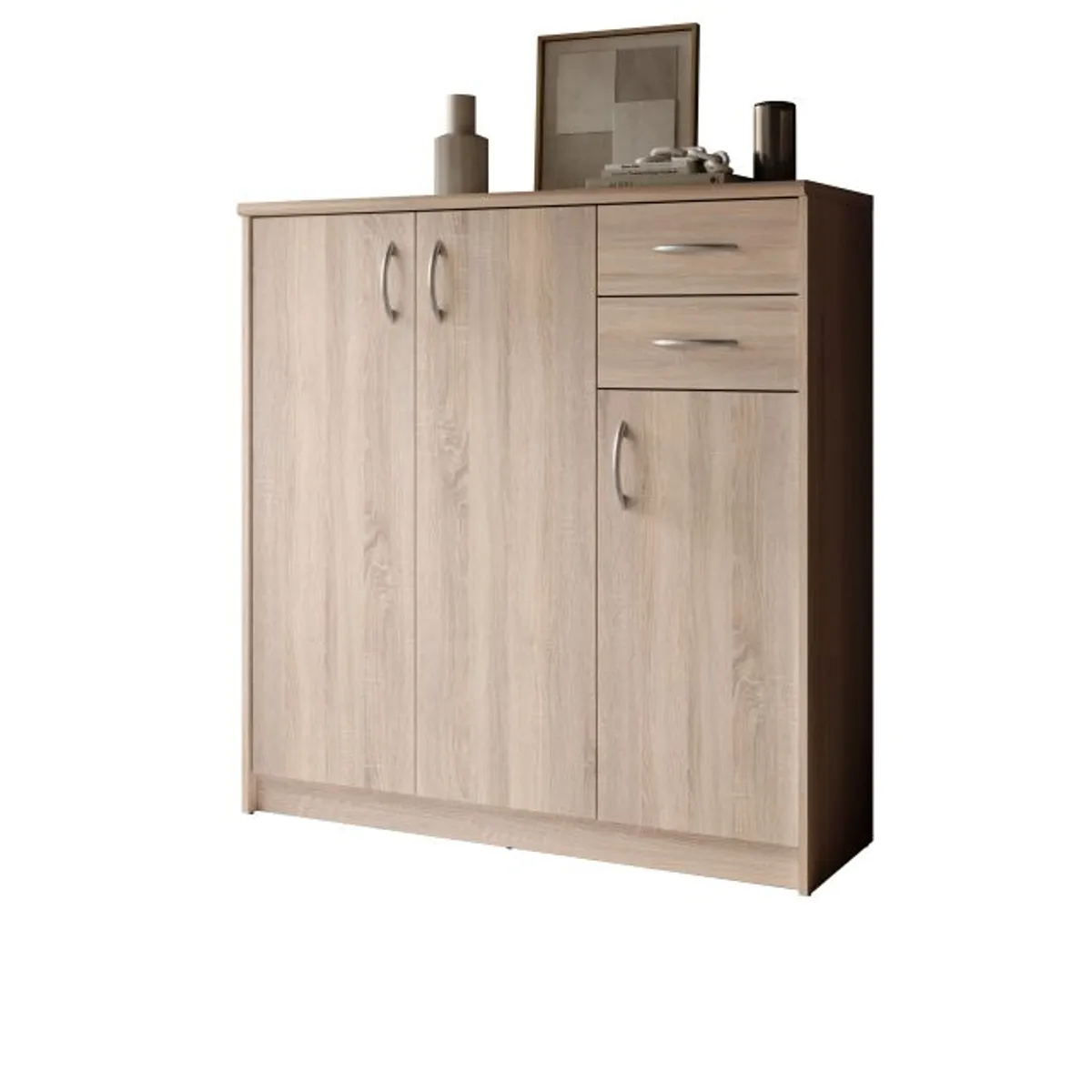 Kommode - B ca. 109 cm, Sonoma Eiche Nachbildung