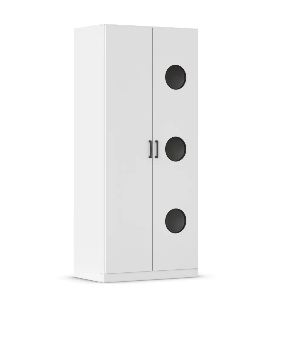 Wäscheschrank RHONDA- B ca. 91 cm, Weiß