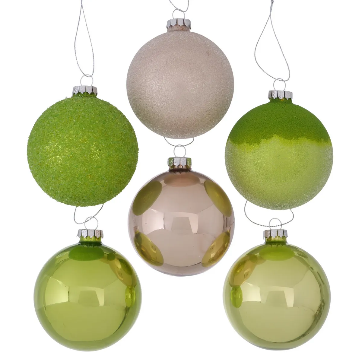 Weihnachtskugel - Ø ca. 8 cm, Grün