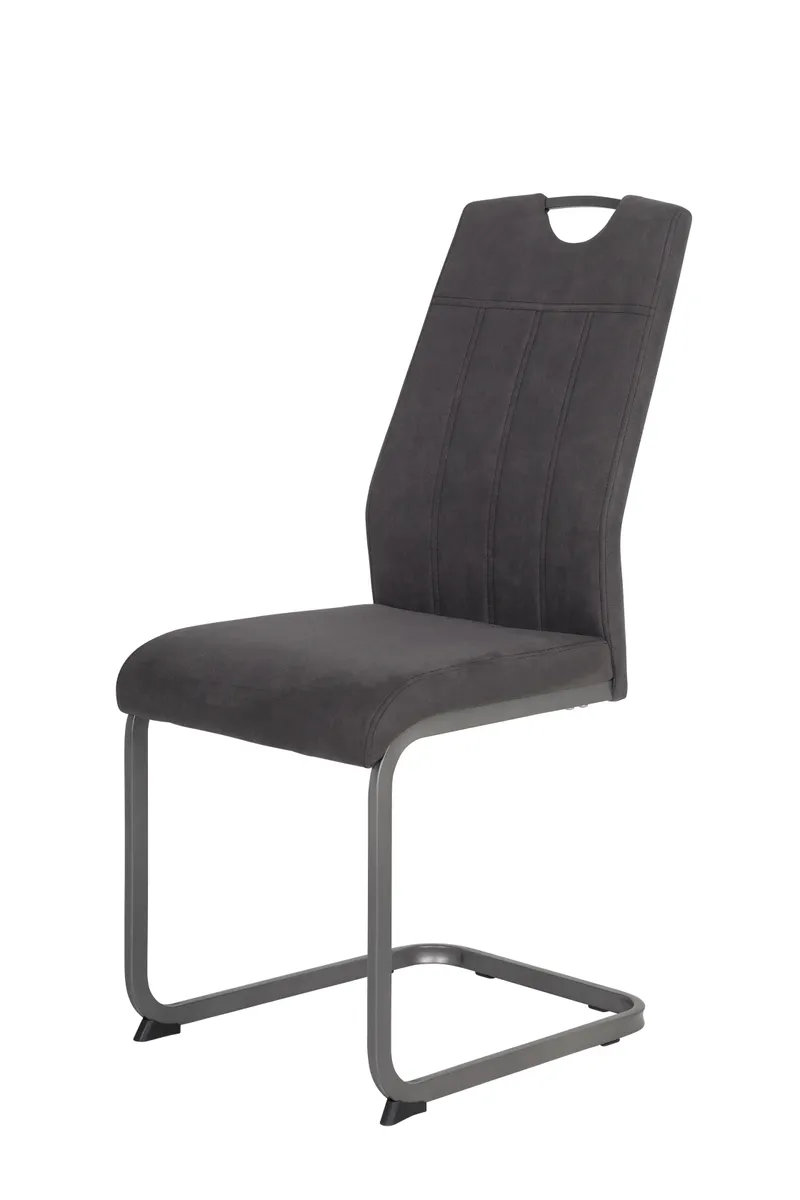 Freischwinger - Stoff, Anthrazit