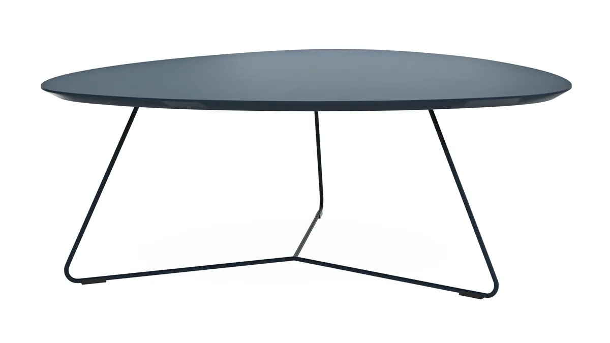 Couchtisch Fano - LBH ca. 96x86x38 cm, Fenix, Dunkelblau