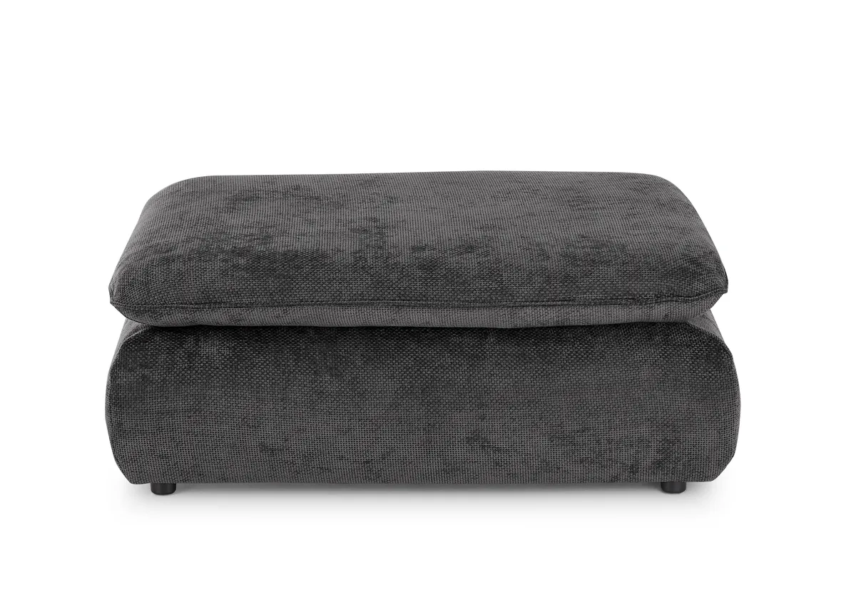 Hocker - Stoff, Schwarz