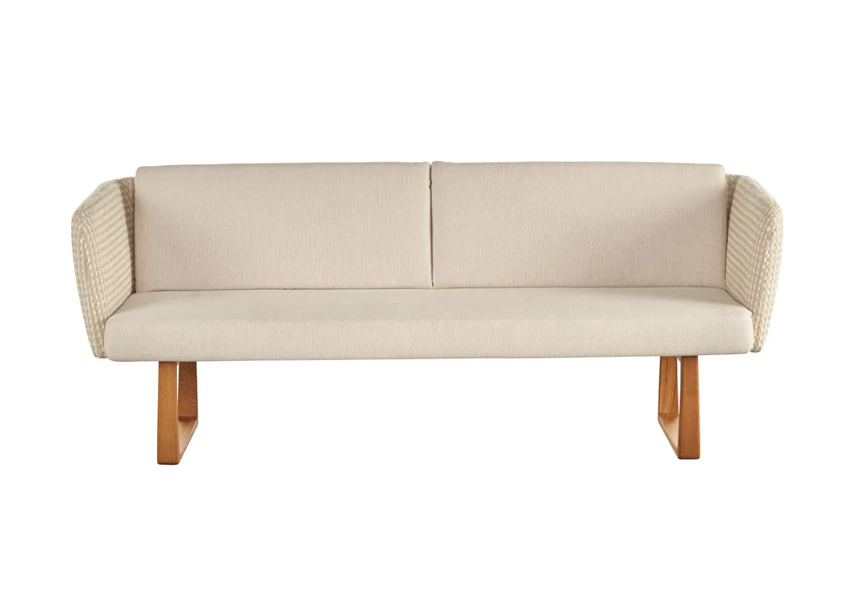 Polsterbank - Breite ca. 224 cm, Mehrfarbig