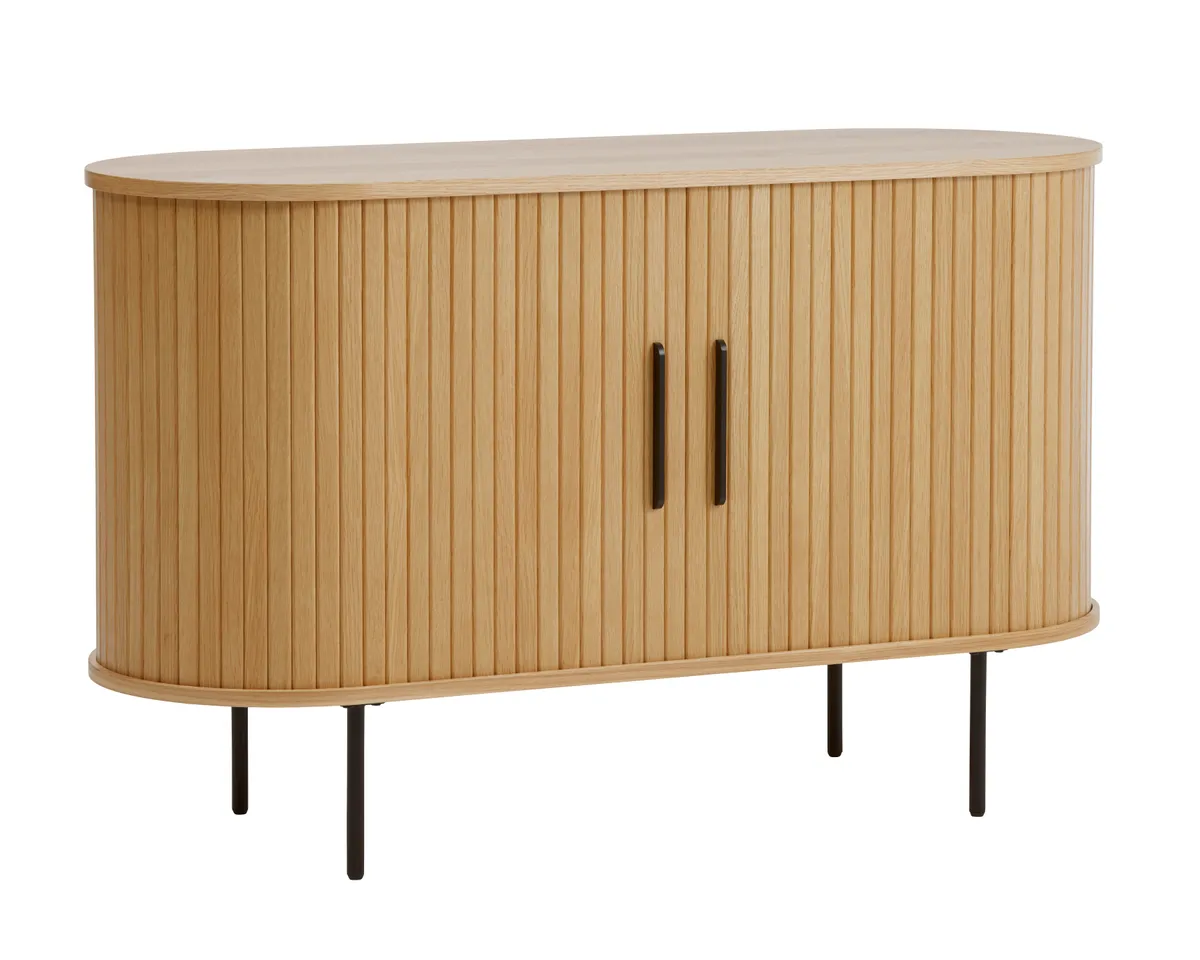 Sideboard - B ca. 120 cm, Eiche Furnier, Natur