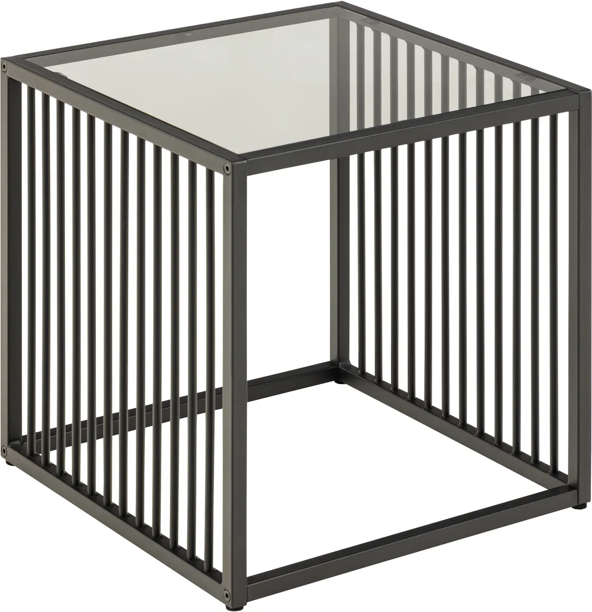 Beistelltisch - LB ca. 40x40 cm, Schwarz