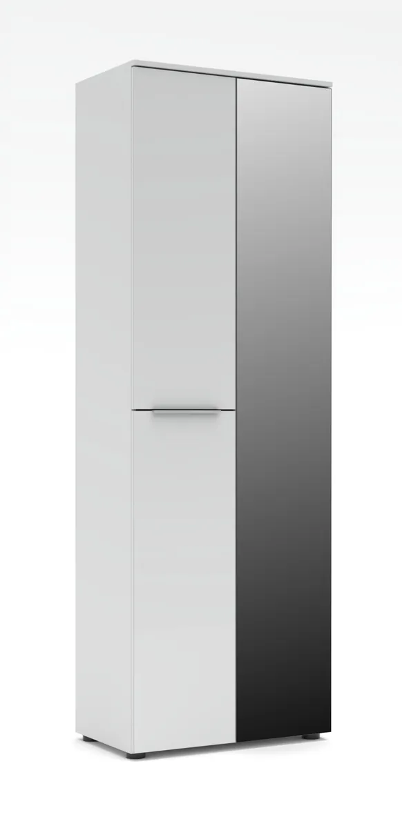 Garderobenschrank - B ca. 65 cm, Weiß