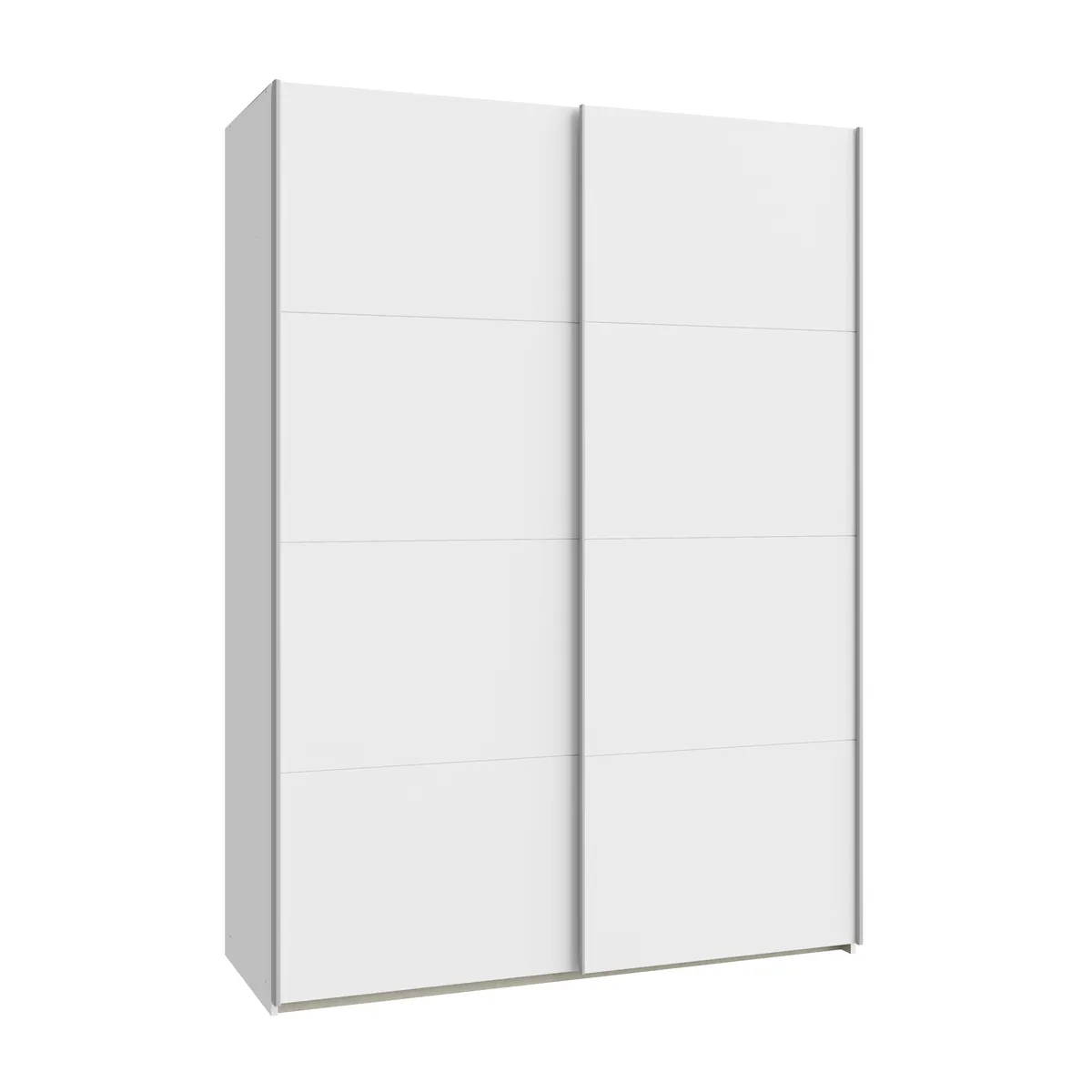 Schwebetürenschrank FREDDY 2- B ca. 150 cm, Weiß