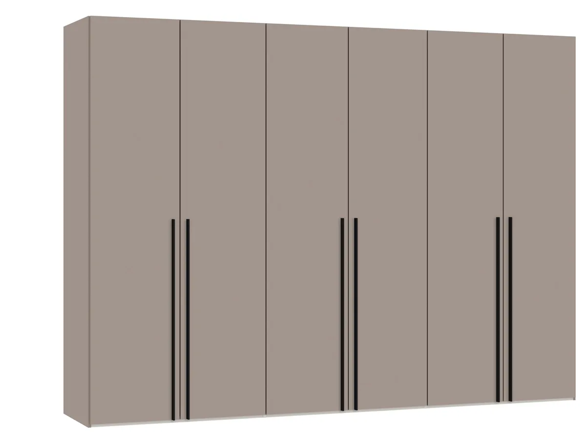 Drehtürenschrank JOIN IT- B ca. 303 cm,  Nougat