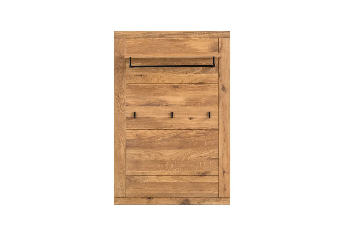 Garderobenpaneel- Eiche, Massiv