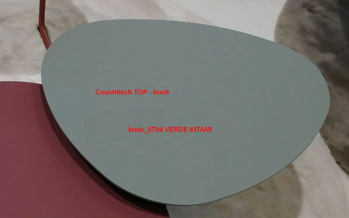 Couchtisch Fano - LBH ca. 67x60x43 cm, Fenix, Graugrün