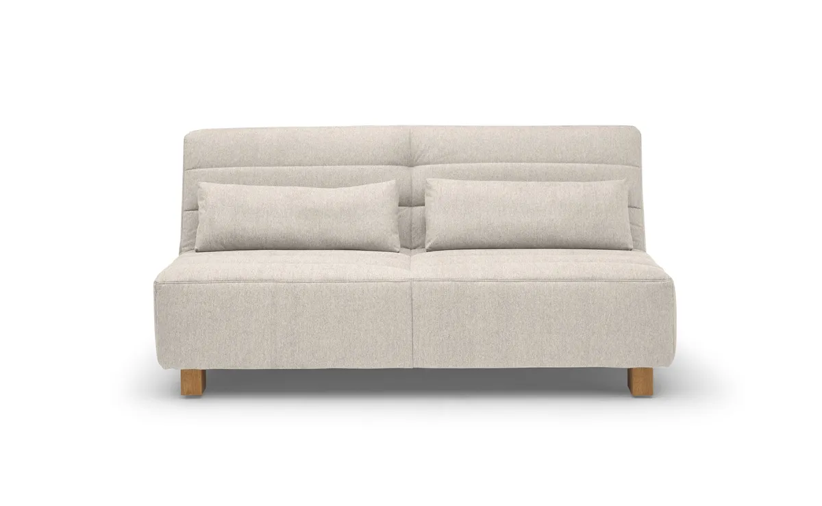 Funktionssofa EASY Optik D - 2-Sitzer, 180 cm inkl. Schlaffunktion, Stoff, Beige