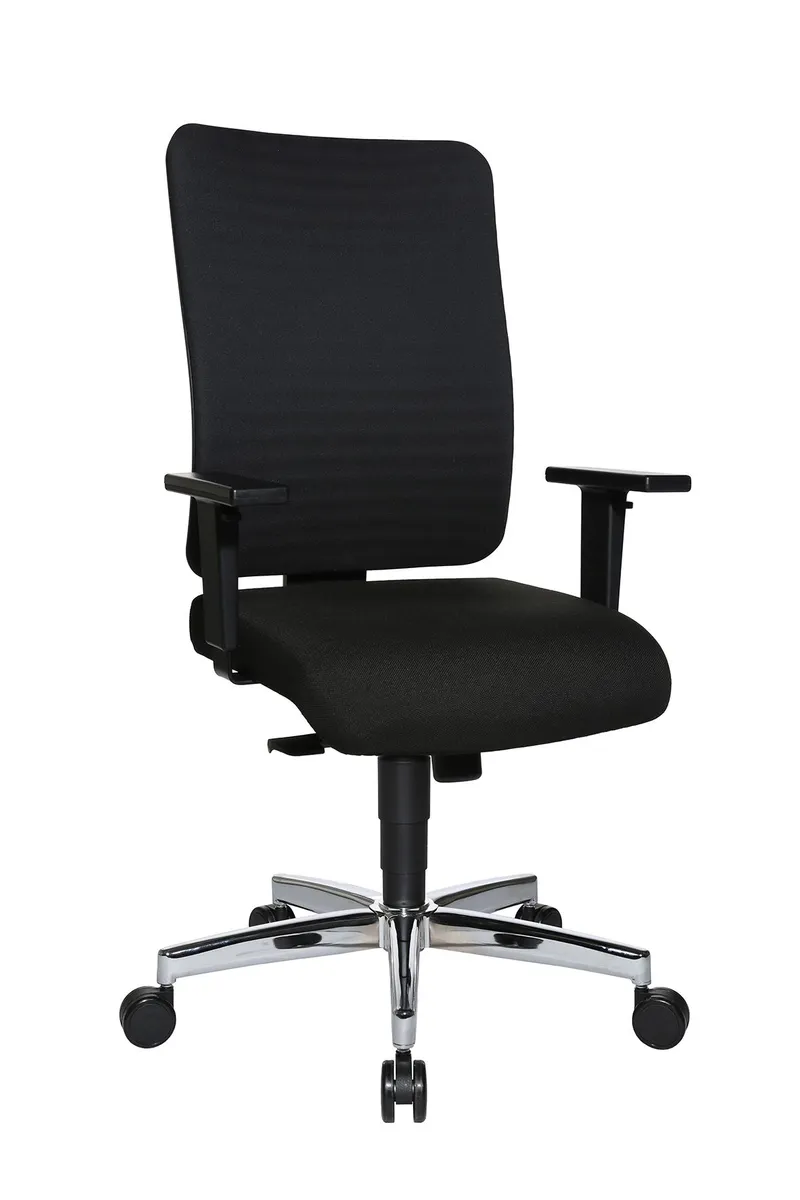 Bürodrehstuhl Ergo Work 260 - Stoff, Schwarz