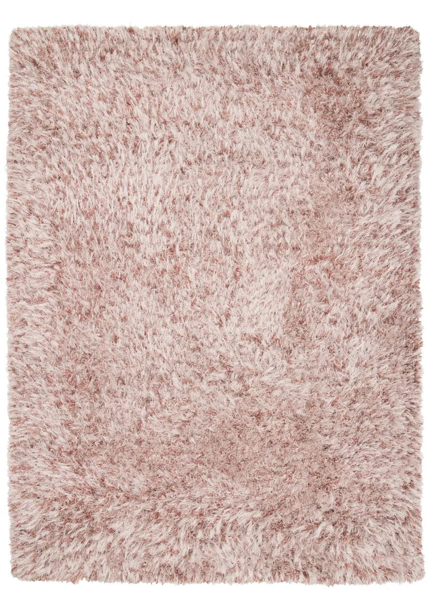 Hochflor-Teppich - LB ca. 230x160 cm, Rosé