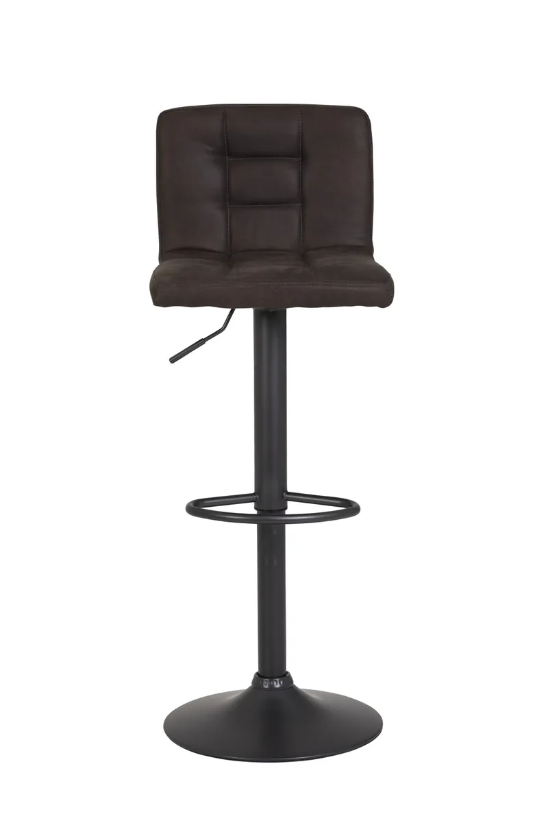 Barhocker - höhenverstellbar, Stoff, Schlamm