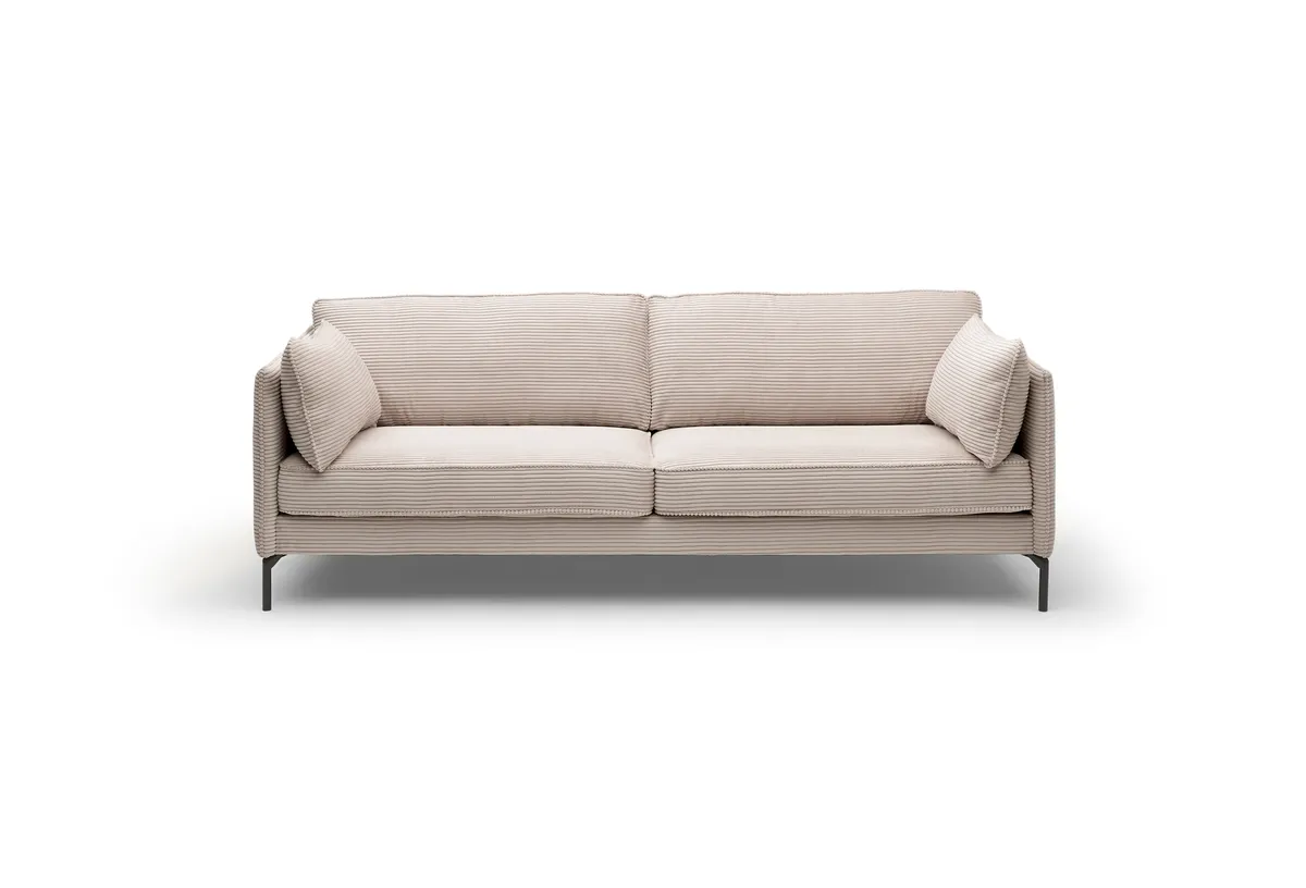 Sofa- 3,5-Sitzer, Stoff, Beige