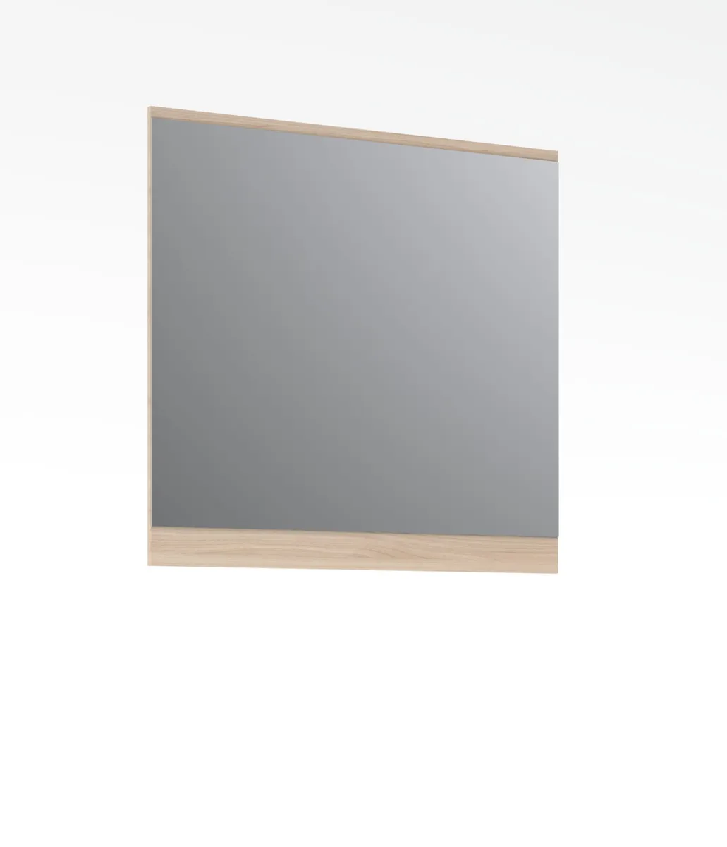 Spiegel - LB ca. 90x86 cm, Riva Eiche Nachbildung