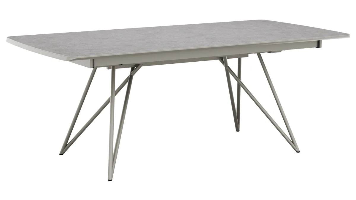 Esstisch Sedana - LB ca. 200x100 cm, HPL, Grau