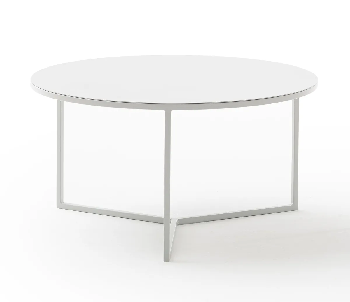Couchtisch Joan 5 -  LBH ca. 80x80x41,5 cm, Metall, Kreidefarben
