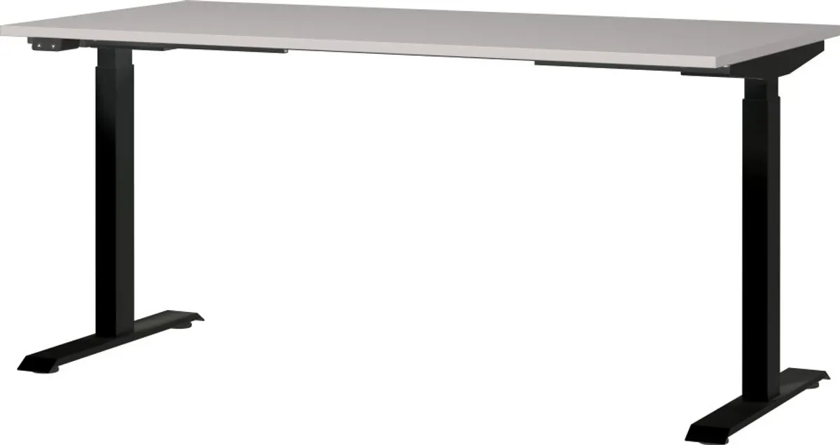 Schreibtisch GELI - B/H/T ca. 160x72-120x80 cm, Kaschmir