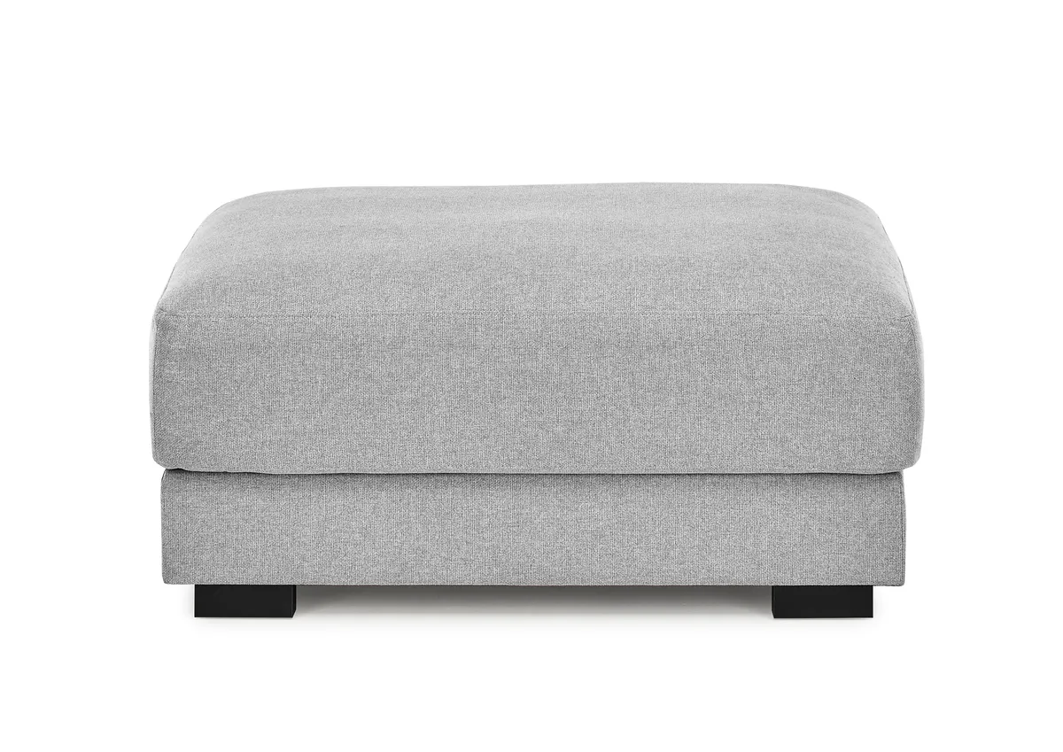 Hocker - Stoff, Silbergrau