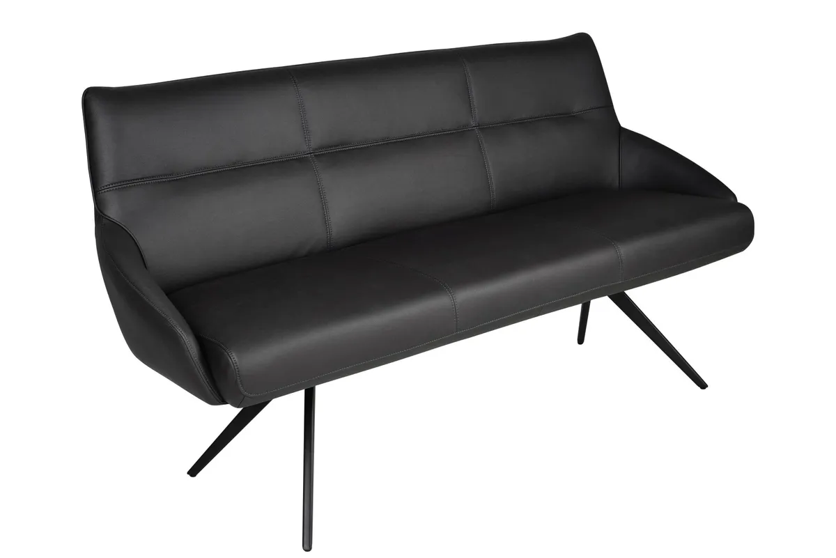 Bank MANON - Stoff, Schwarz