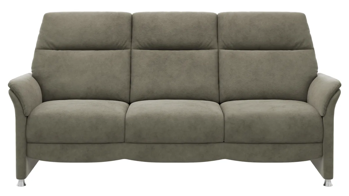 Sofa Bogota - 3-Sitzer, Stoff, Schlammgrün