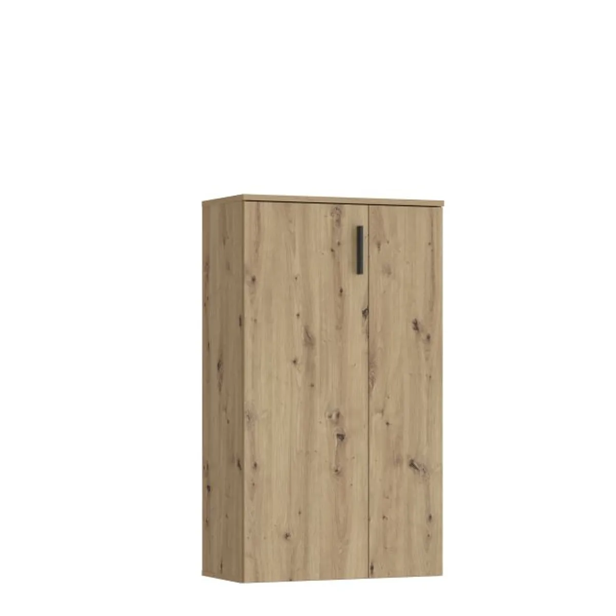 Schuhschrank FINLEI - B. ca. 70 cm, Eiche Dekor