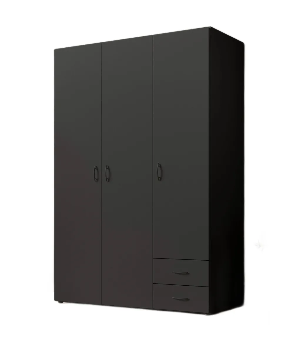 Drehtürenschrank- B ca. 120 cm, Graphit
