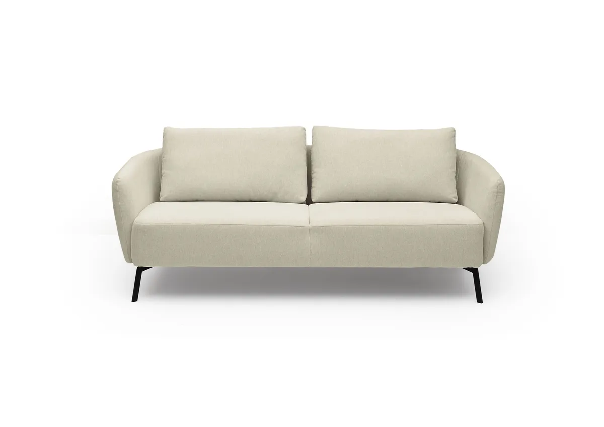 Sofa CARLLOTA - 3-Sitzer, Stoff, Natur
