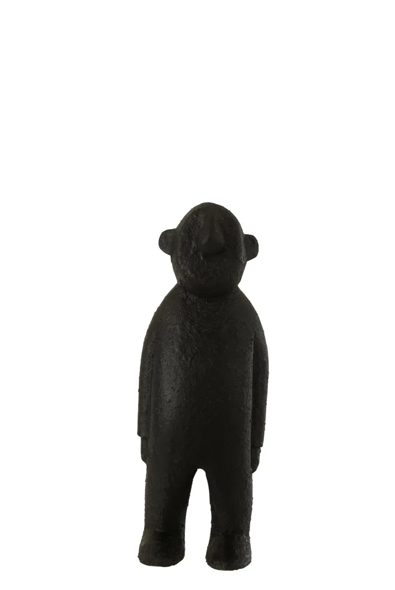 Deko-Figur - Holz, HBT ca. 30x12x12 cm, Schwarz