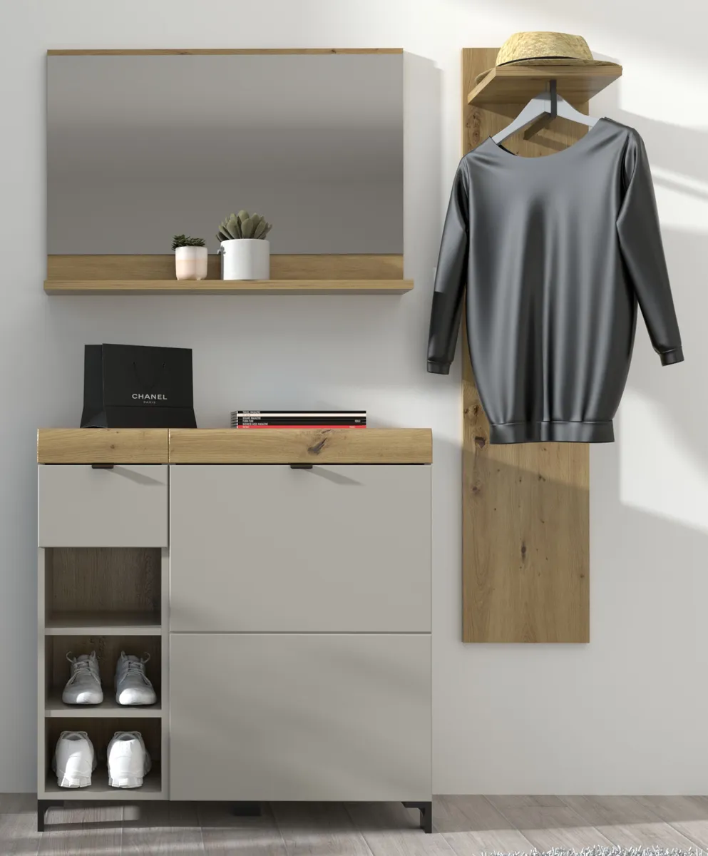 Garderobe - Kaschmir, Artisan Eiche Nachbildung