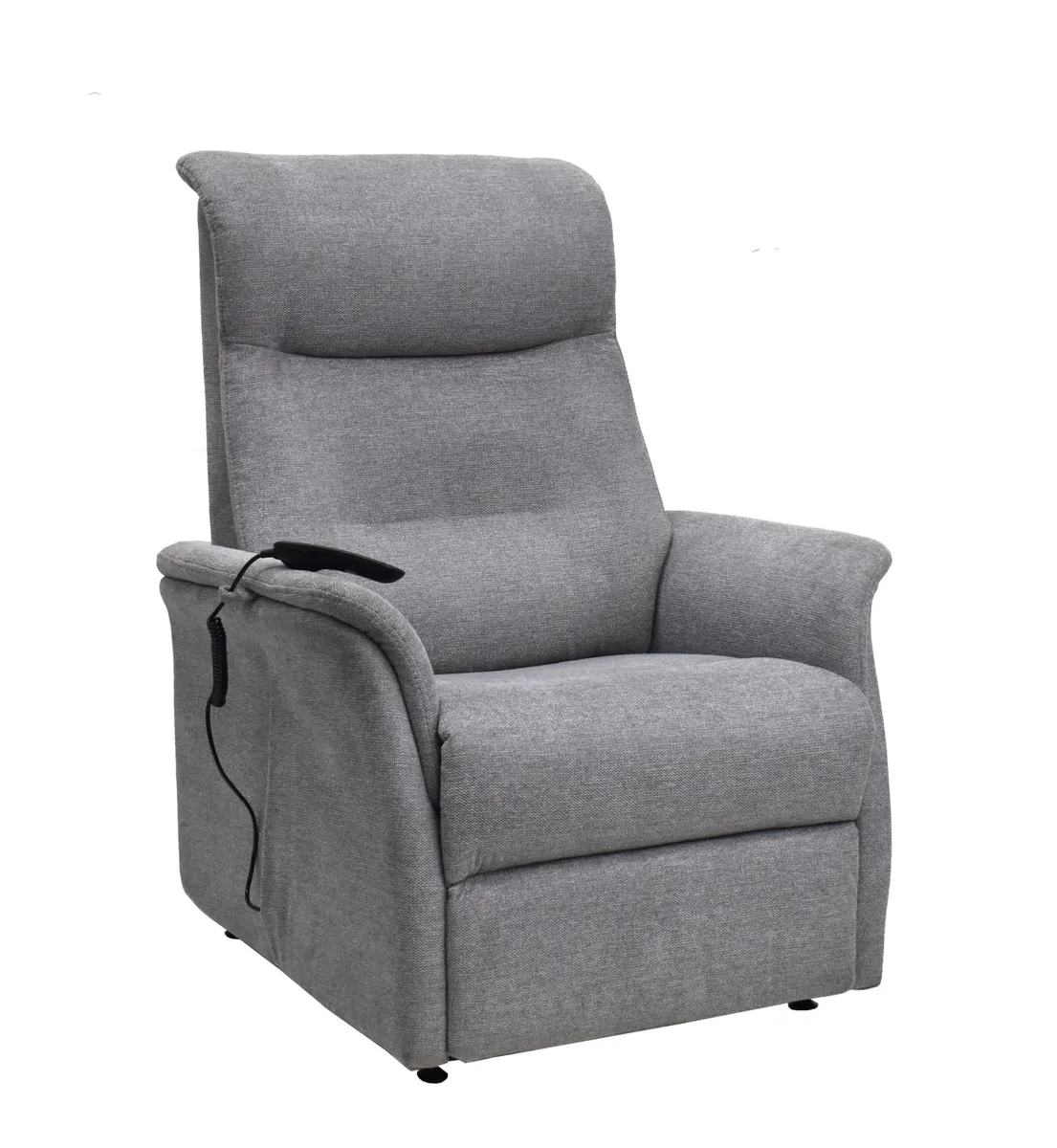 TV-Sessel MARCIO - Aufstehhilfe, Relaxfunktion, Stoff, Hellgrau