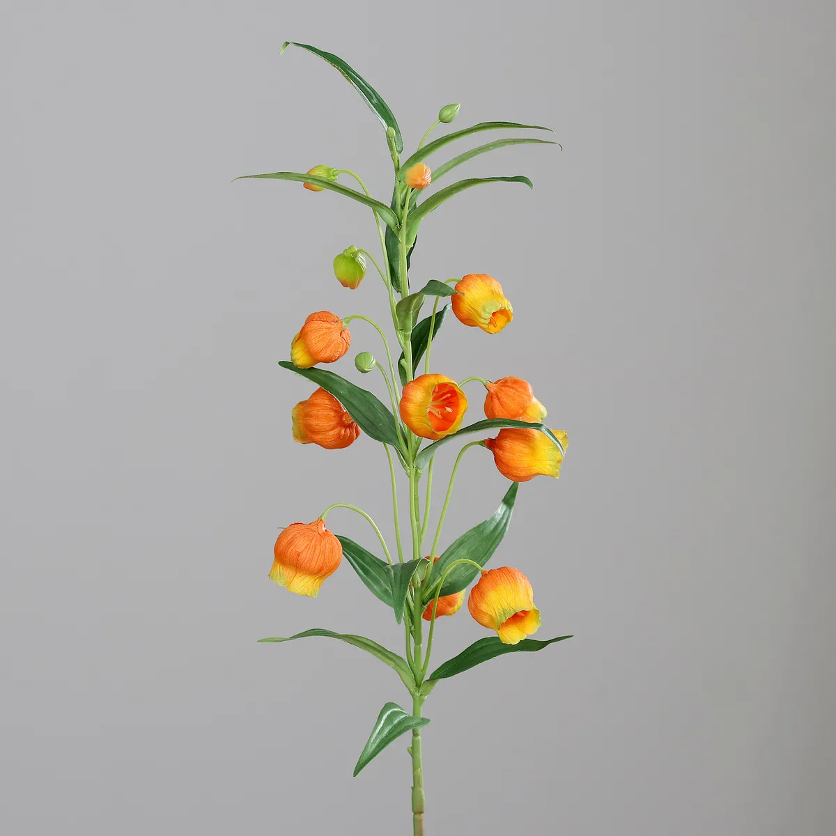 Lampion-Blume - LB ca. 73x17 cm, Orange/Grün