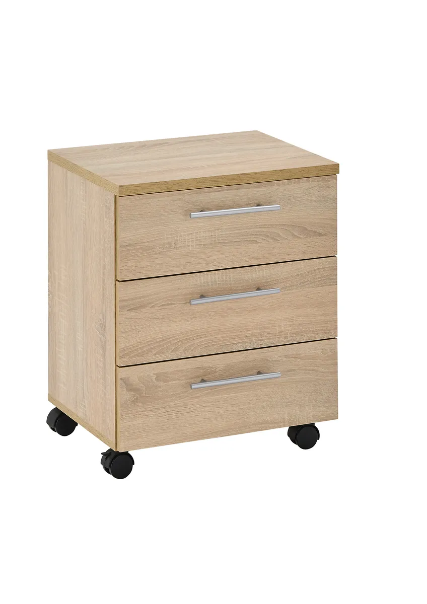 Rollcontainer - B ca. 40 cm, Sonoma Eiche Nachbildung