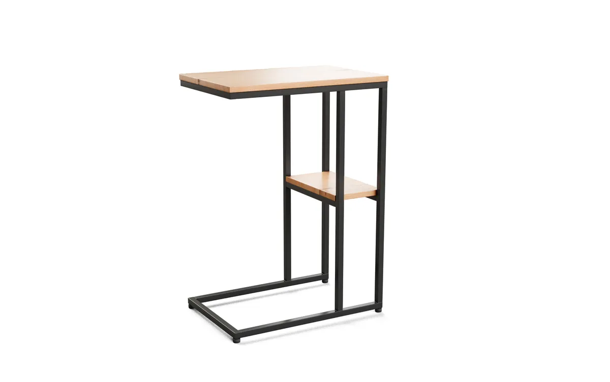 Beistelltisch Aarhus - LBH ca. 30x45x65 cm, Eiche furniert